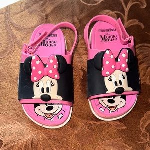 Mini Melissa Minnie Mouse Sandals - Used
